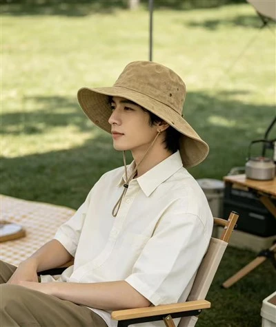 맞춤형 대형 챙 버킷 모자